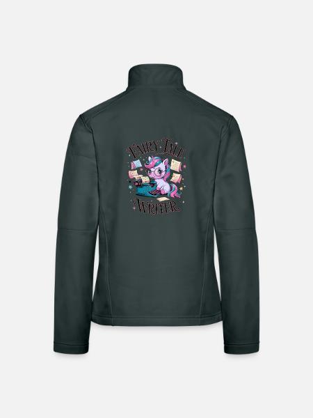 Fairy Tale Writer - Women's Softshell Jacket - mouse grey - Back