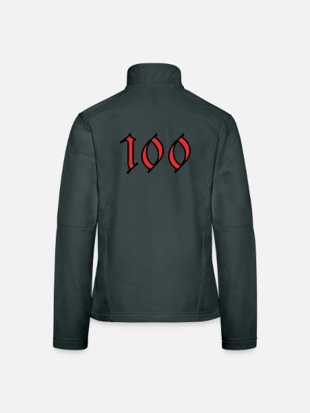 HAPPY BIRTHDAY. JOYEUX ANNIVERSAIRE. ANNIVERSAIRE. - Veste en tissu softshell Femme - gris foncé - Dos