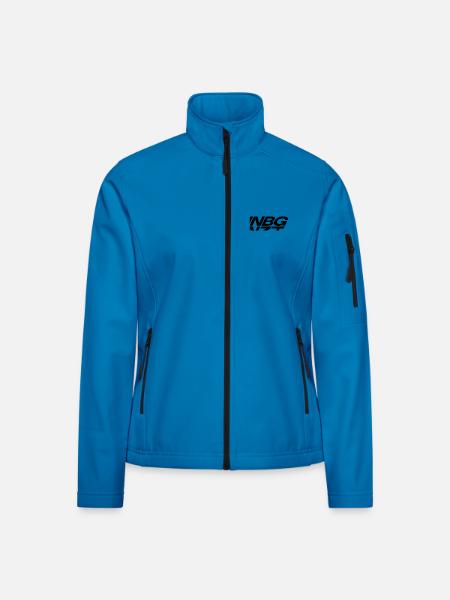 UNBGRNZT by Unlimited Apparel - Women's Softshell Jacket - light blue - Front