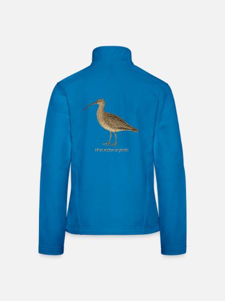 Brachvogel - Numenius arquata - Frauen Softshelljacke - Lichtblau