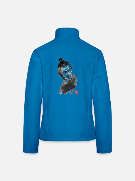 Toshiro Mifune: ein großer japanischer Schauspieler - Frauen Softshelljacke - Lichtblau