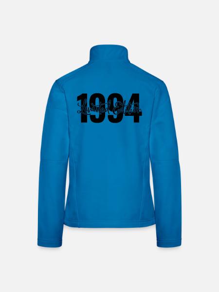 Edition limitée 1994 - Veste en tissu softshell Femme - bleu clair - Dos
