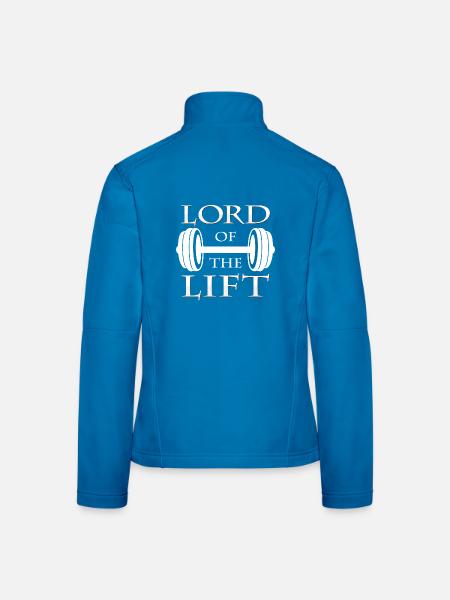 Barbell - Veste en tissu softshell Femme - bleu clair - Dos