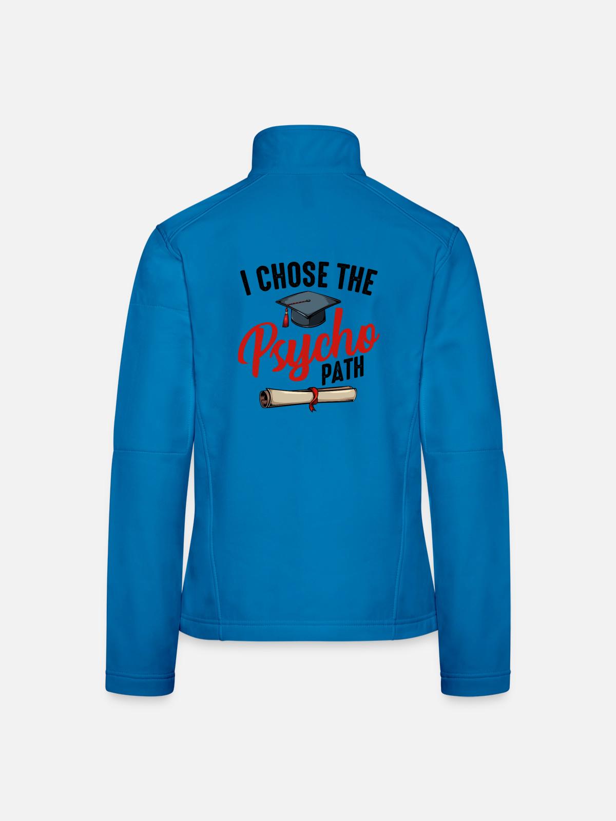 psychologist - Women's Softshell Jacket - light blue - Back