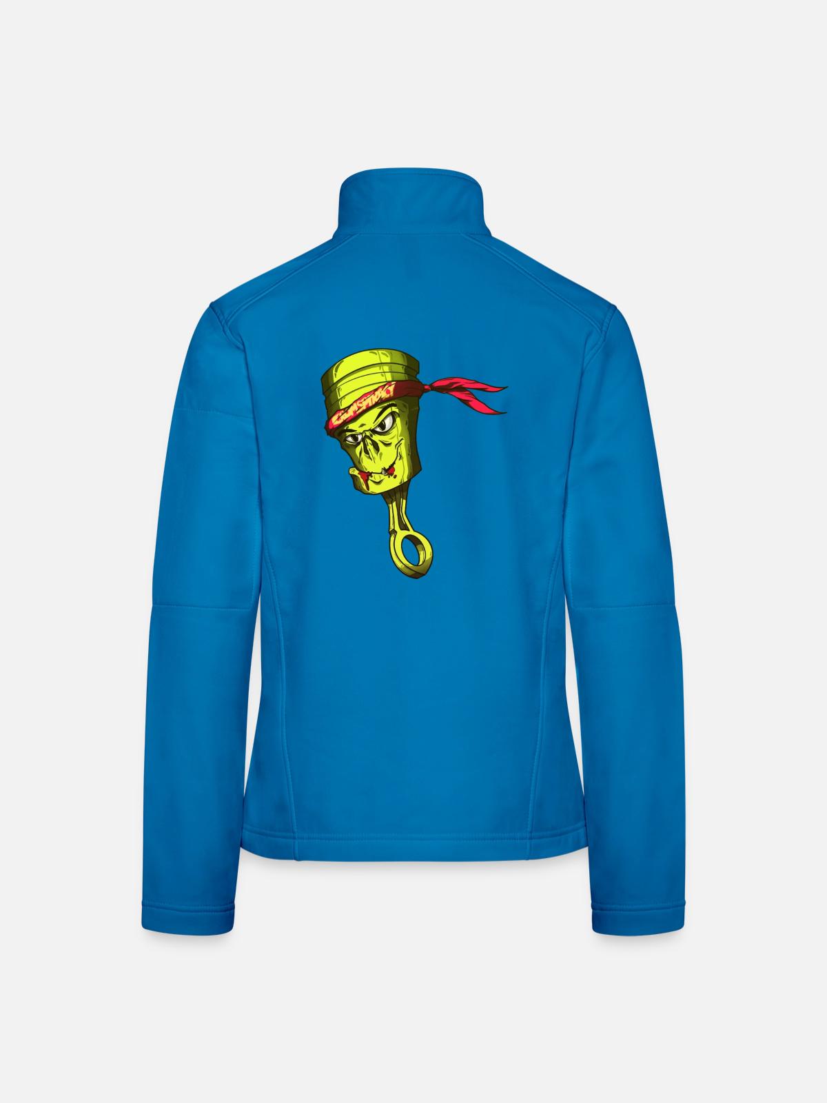 GROMPY GROMSPiRACY - Frauen Softshelljacke - Lichtblau - Hinten