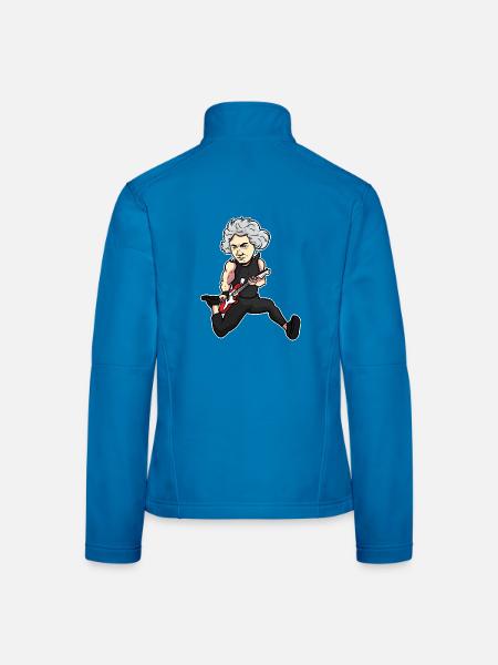 Genialer Beethoven Klavierabend - Frauen Softshelljacke - Lichtblau
