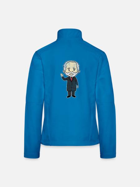 Meisterhafter Tschaikowsky Komponist - Frauen Softshelljacke - Lichtblau - Hinten