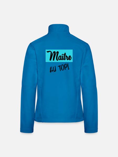 MEISTER - Frauen Softshelljacke - Lichtblau - Hinten
