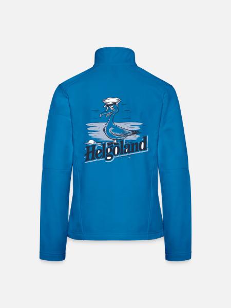 Helgoland Möwe - Frauen Softshelljacke - Lichtblau
