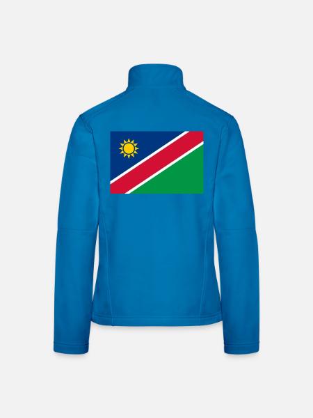 Namibia - Frauen Softshelljacke - Lichtblau - Hinten