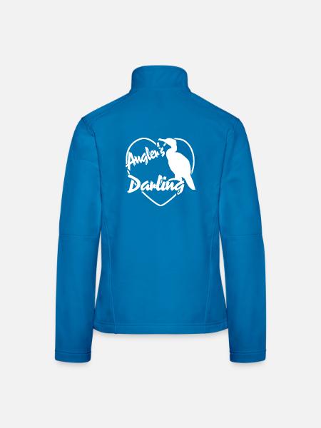 Le Cormoran - Le favori du pêcheur sportif - Veste en tissu softshell Femme - bleu clair - Dos