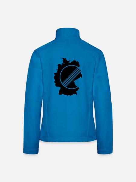 UNLIMITED GERMANY by Unlimited Apparel - Women's Softshell Jacket - light blue - Back