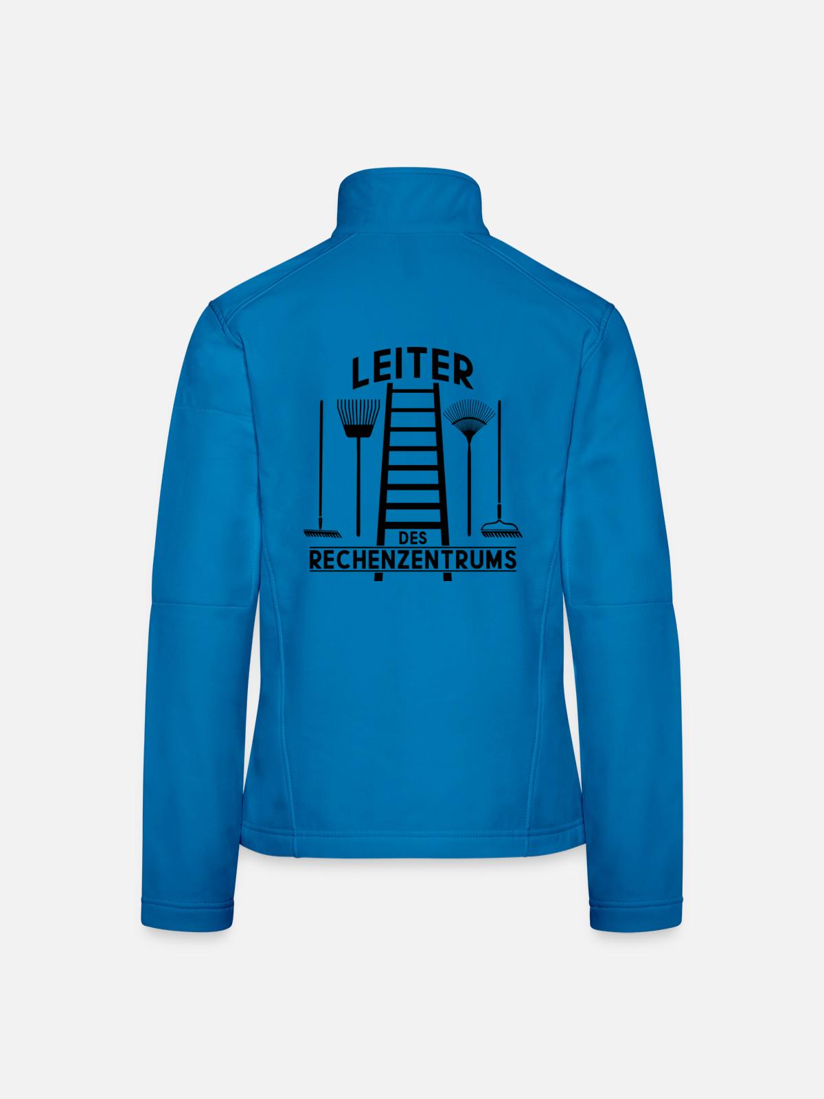 LEITER DES RECHENZENTRUMS - Frauen Softshelljacke - Lichtblau - Hinten