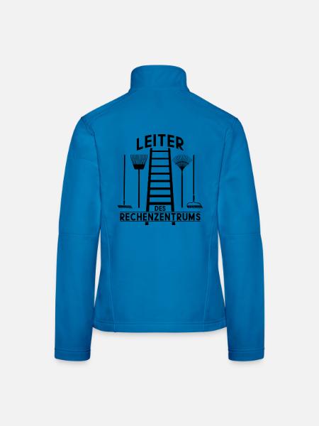 LEITER DES RECHENZENTRUMS - Frauen Softshelljacke - Lichtblau - Hinten