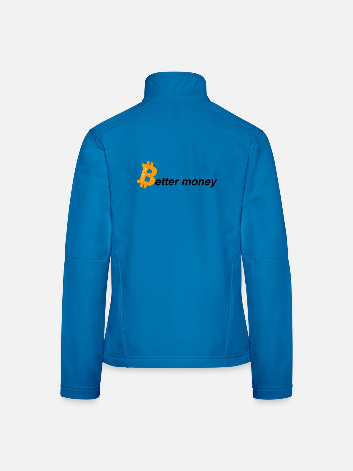 Better money - Frauen Softshelljacke - Lichtblau - Hinten