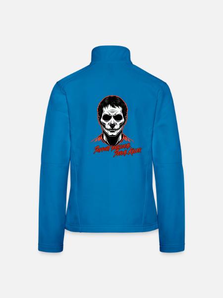 Unterstütze deinen lokalen Serienmörder - Frauen Softshelljacke - Lichtblau - Hinten