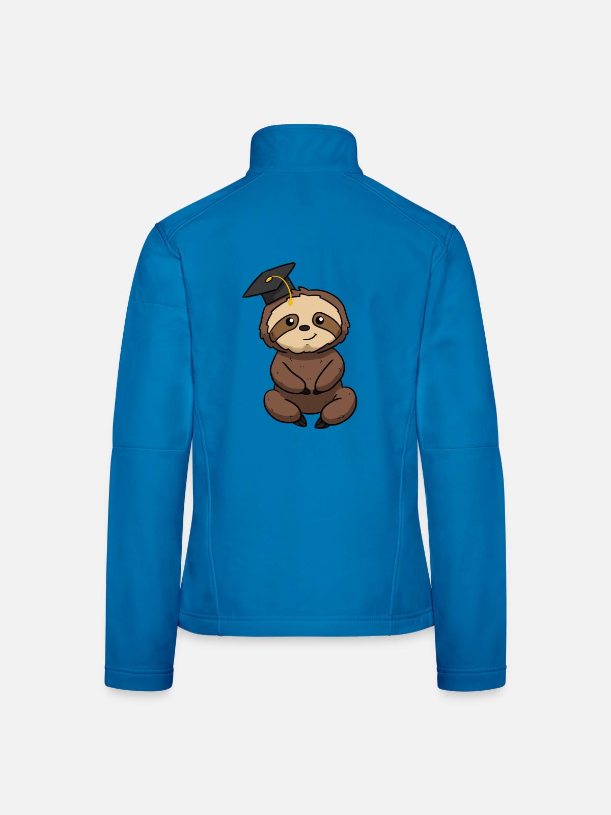 Graduation Sloth - Frauen Softshelljacke - Lichtblau - Hinten