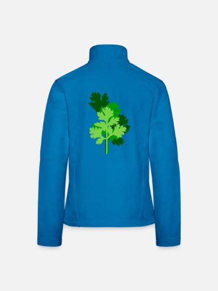 Petersilie klein - Frauen Softshelljacke - Lichtblau