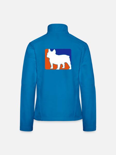 french bulldog1 - Frauen Softshelljacke - Lichtblau