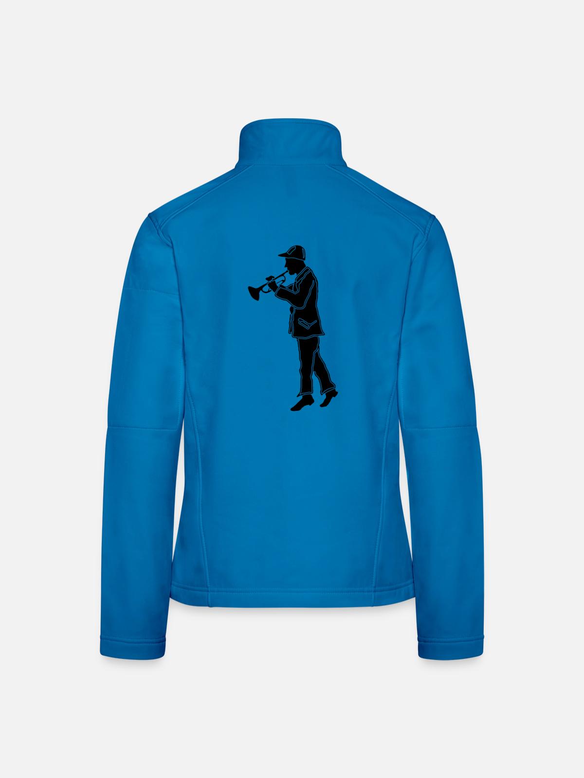 trompeter - Frauen Softshelljacke - Lichtblau - Hinten