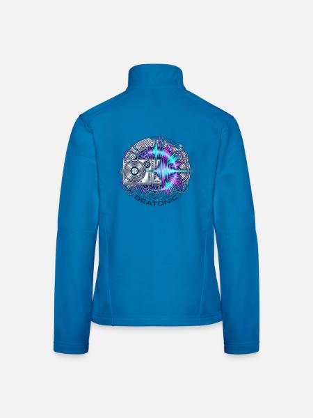 Beatronic Neon DJ Circuit - Frauen Softshelljacke - Lichtblau