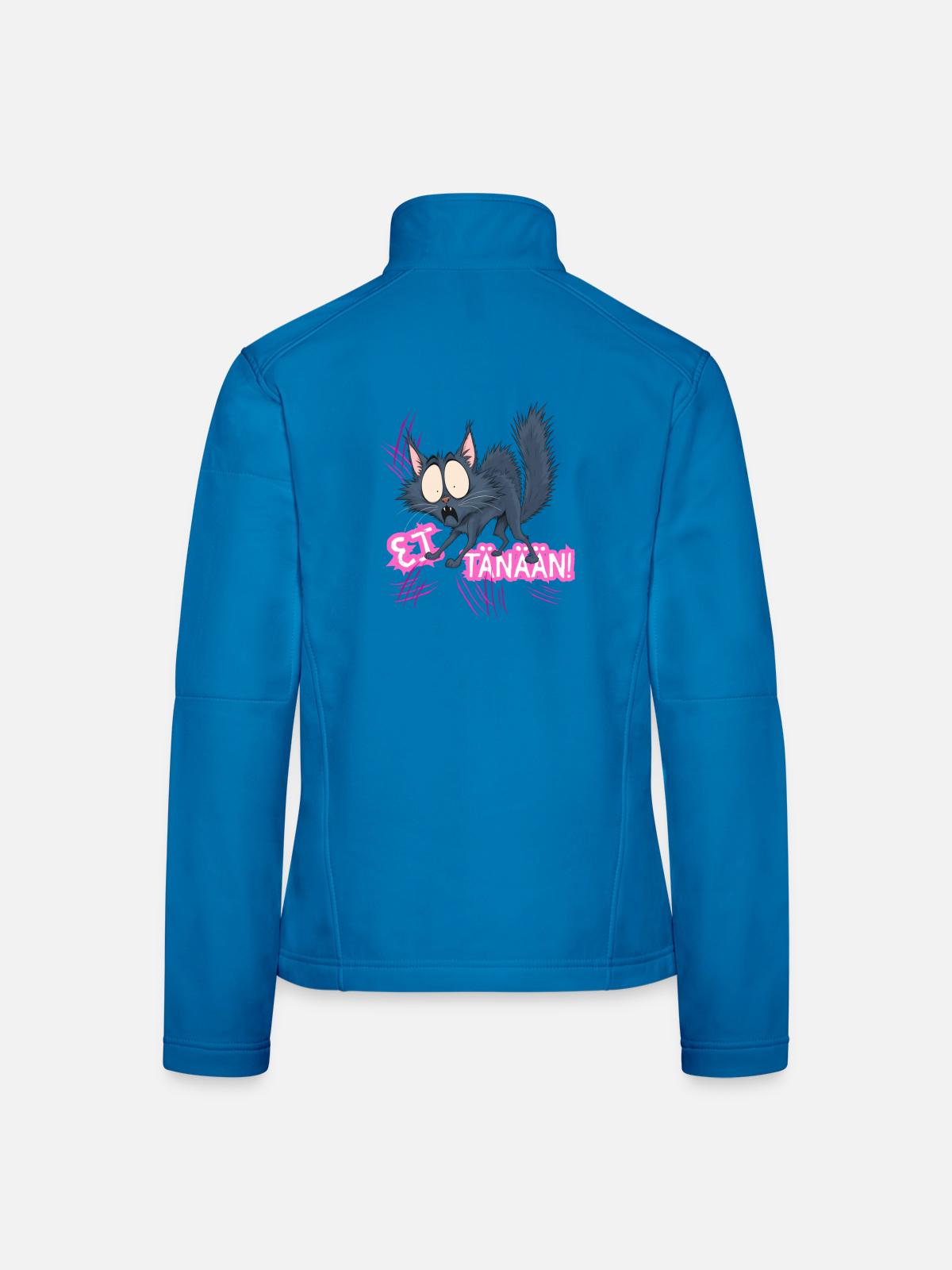Nicht heute! - Frauen Softshelljacke - Lichtblau - Hinten
