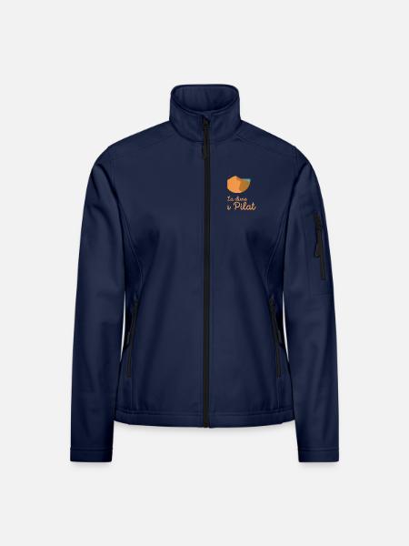 Dune du Pilat - Arcachon Bay Goodies T-shirt - Frauen Softshelljacke - Navy - Vorne