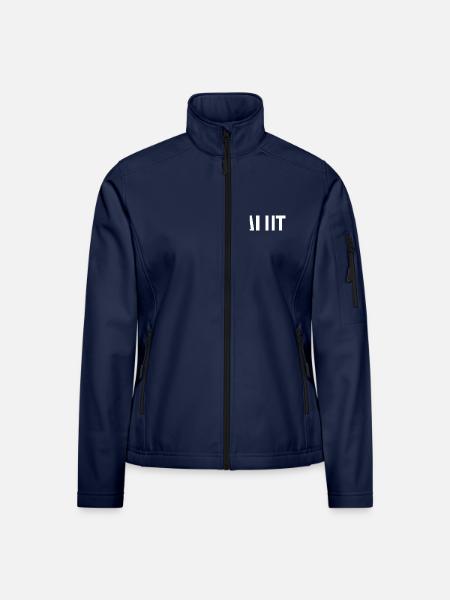 SALUT. - Schlicht und Aussagekräftig - Frauen Softshelljacke - Navy - Vorne