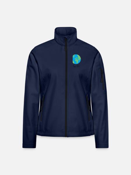 Save Me - Planet Erde - Frauen Softshelljacke - Navy