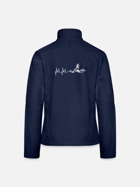 Trail Ultra Running Laufen Naturberg - Frauen Softshelljacke - Navy