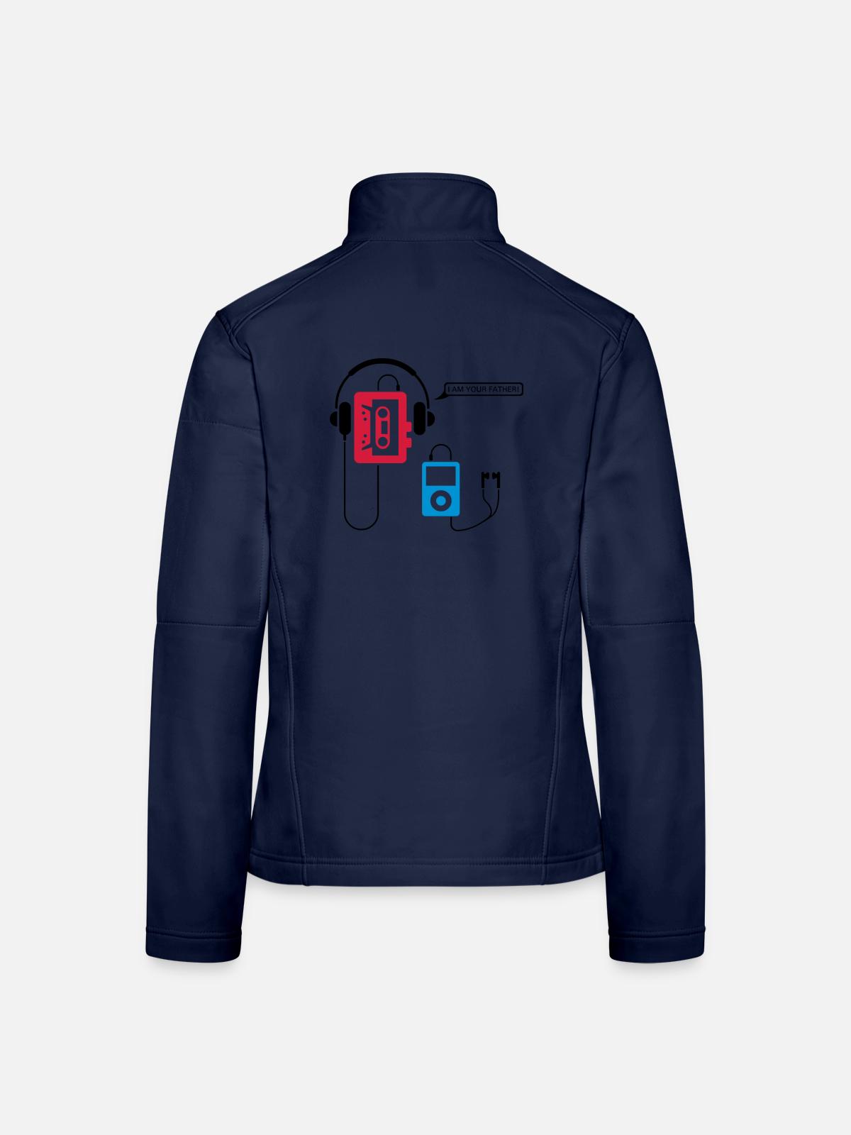POD 3 - Frauen Softshelljacke - Navy - Hinten