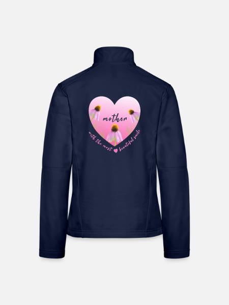 mother - Frauen Softshelljacke - Navy - Hinten
