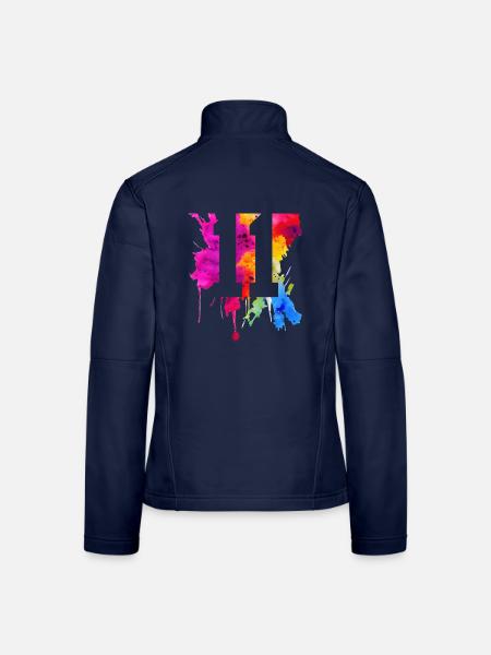 11 YEARS 11TH BIRTHDAY - Women's Softshell Jacket - navy - Back