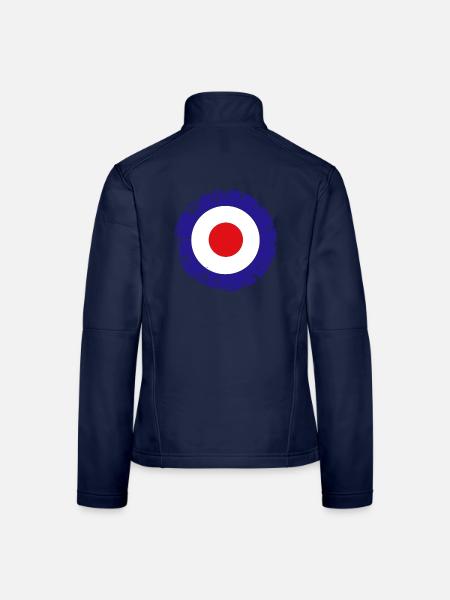 Mod-Ziel - Frauen Softshelljacke - Navy - Hinten