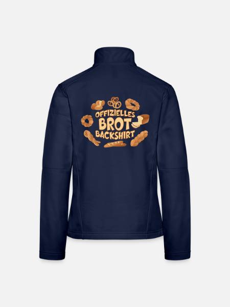OFFIZIELLES BROT BACKSHIRT BÄCKER - Frauen Softshelljacke - Navy