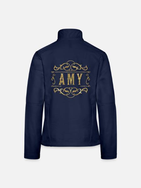 Amy gold - Frauen Softshelljacke - Navy