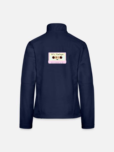 80's Mixtape Tape - Frauen Softshelljacke - Navy