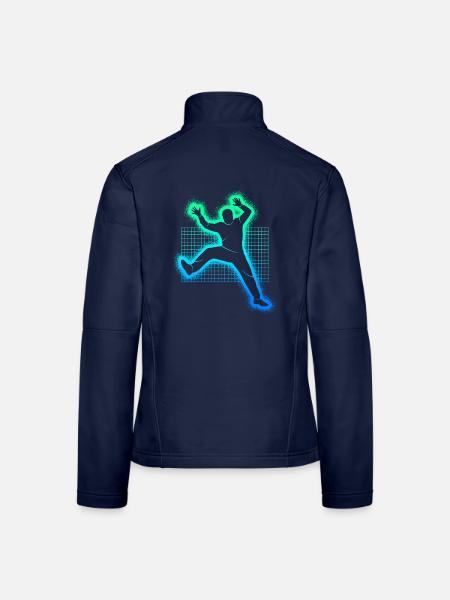 Handballspieler Handballer Jungen Handball Torwart - Frauen Softshelljacke - Navy