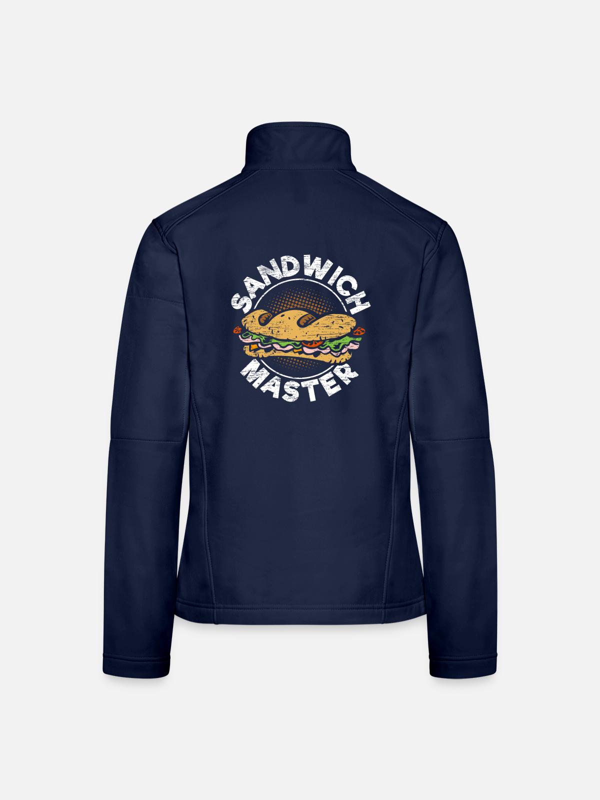 Sandwich Maker Sandwiches - Frauen Softshelljacke - Navy - Hinten