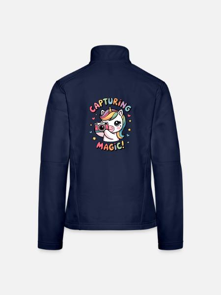 Magie einfangen! - Frauen Softshelljacke - Navy
