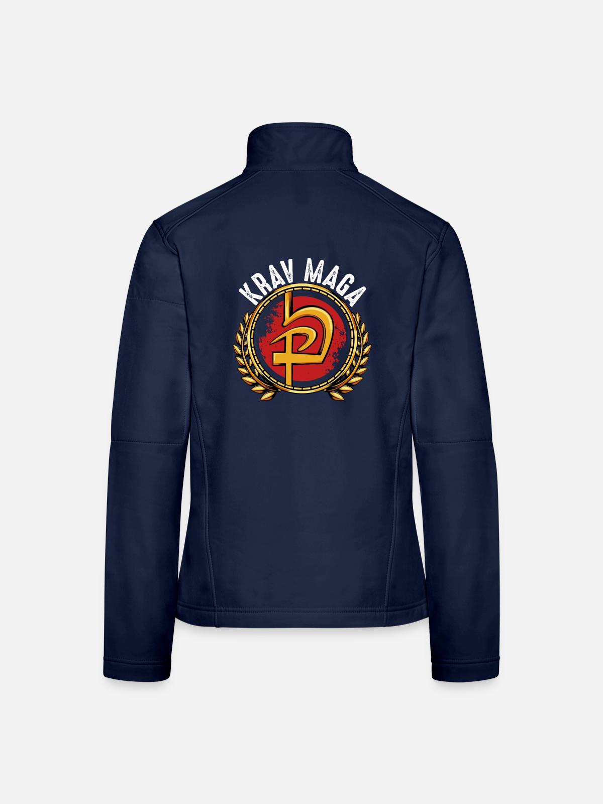 Krav Maga - Women's Softshell Jacket - navy - Back