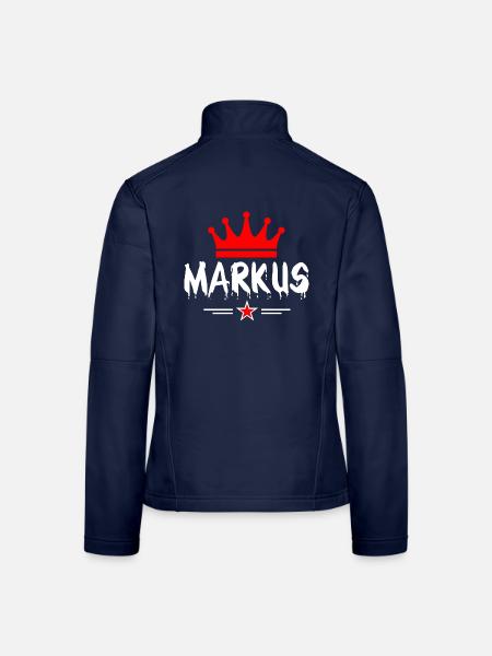 Markus Krone - Frauen Softshelljacke - Navy - Hinten
