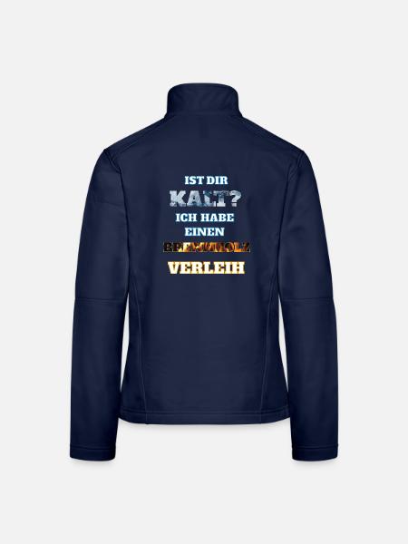 BRENNHOLZ - Frauen Softshelljacke - Navy