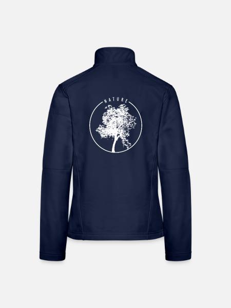 Natur - Frauen Softshelljacke - Navy