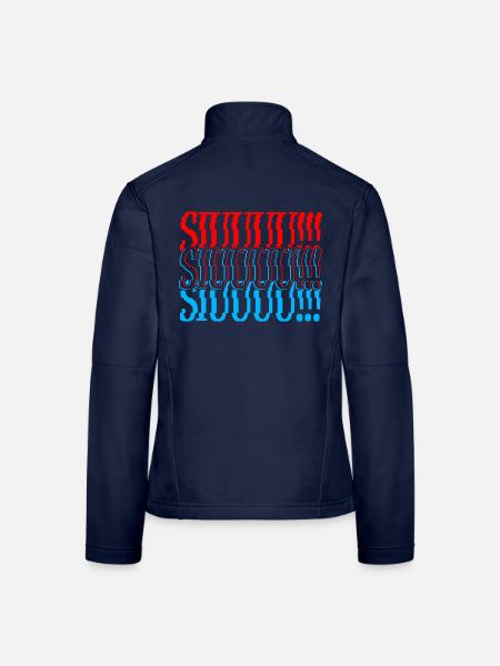 Gestört SIUUU!!! - Frauen Softshelljacke - Navy
