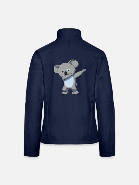Koala Koalabär - Frauen Softshelljacke - Navy