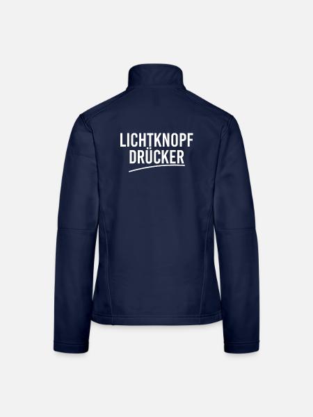 Veranstaltungstechniker Lichtknopf Drücker - Frauen Softshelljacke - Navy