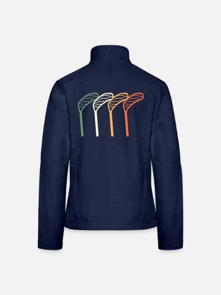 Floorball Unihockey Floorball Spieler - Frauen Softshelljacke - Navy
