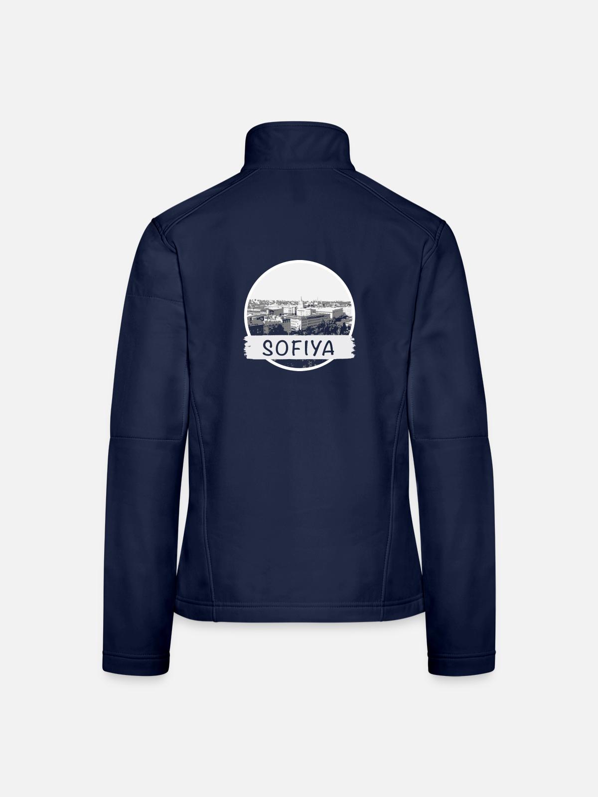 Sofia City - Frauen Softshelljacke - Navy - Hinten
