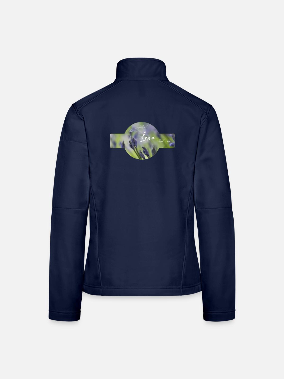 Lena - Frauen Softshelljacke - Navy - Hinten